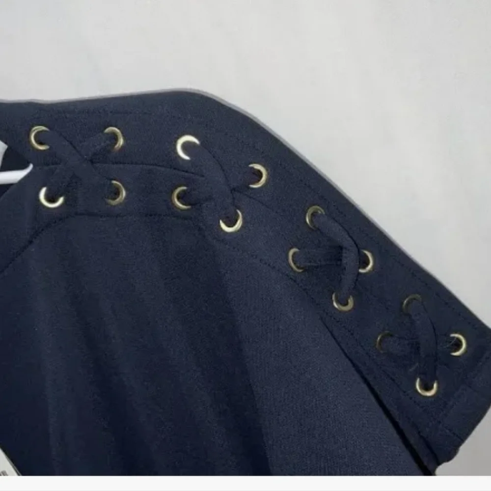 Lauren Ralph Lauren Navy Blue Wide Leg Comfortable Jumpsuit Womens Size XL - Picture 5 of 6
